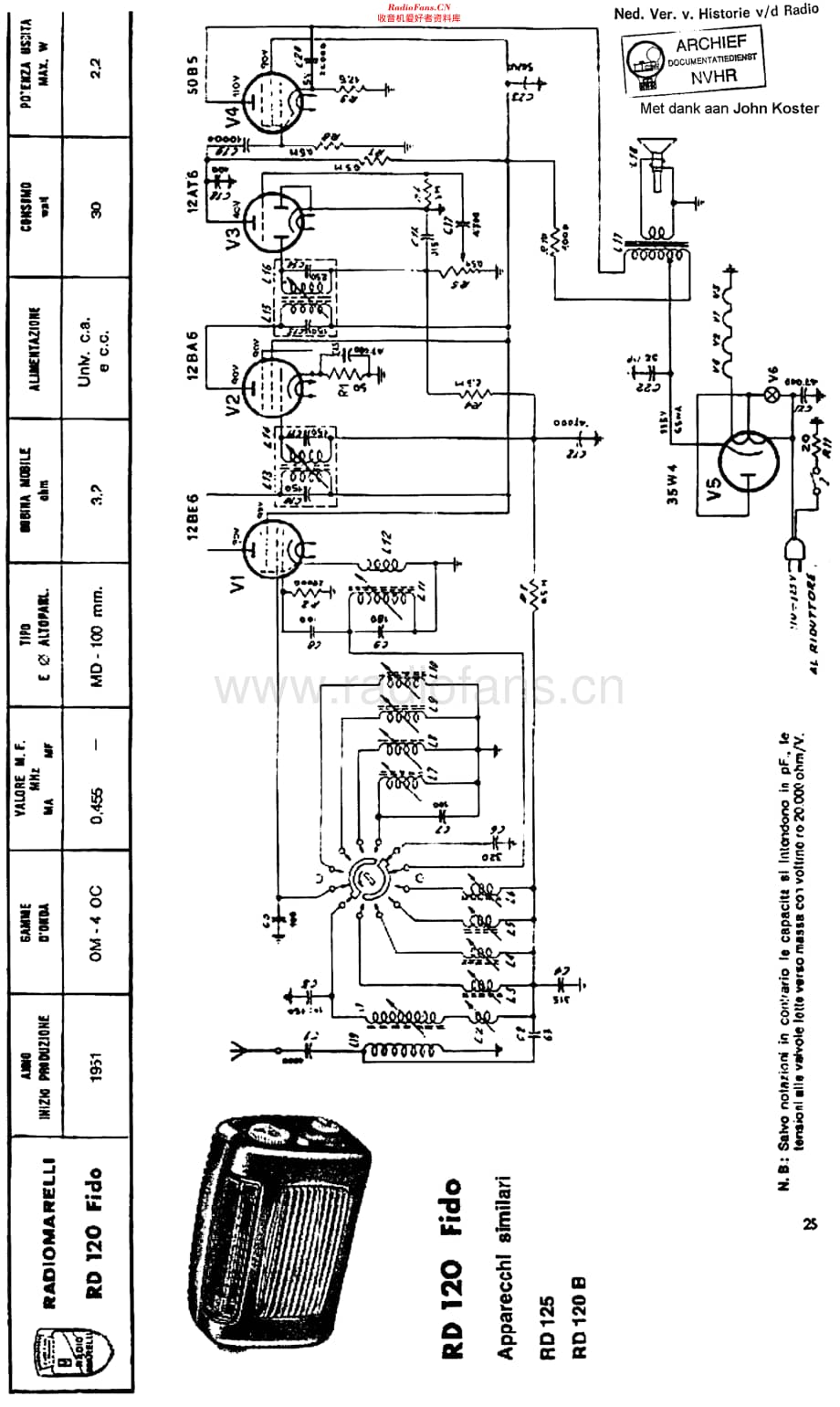 Radiomarelli_RD120维修电路原理图.pdf_第1页
