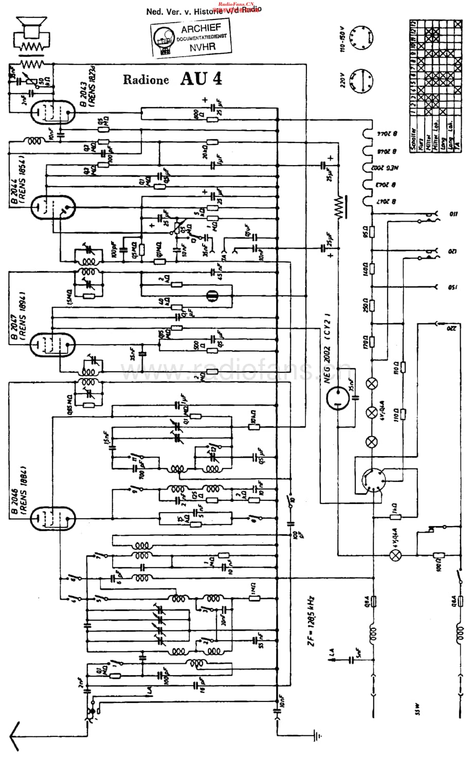 Radione_AU4维修电路原理图.pdf_第1页