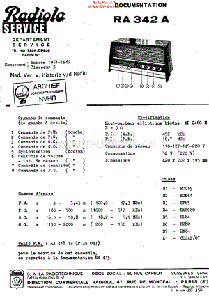 Radiola_RA342A维修电路原理图.pdf