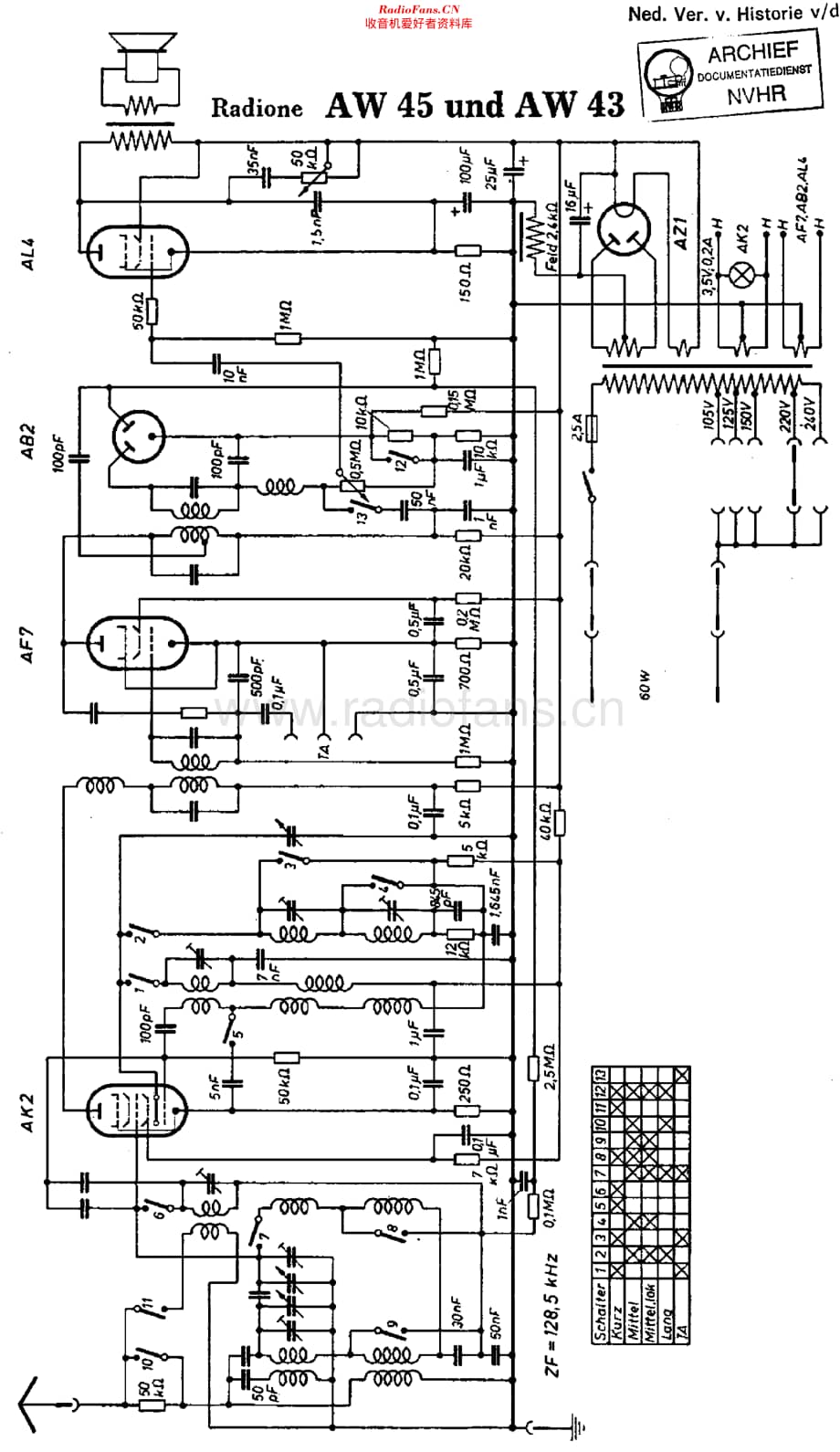 Radione_AW43维修电路原理图.pdf_第1页