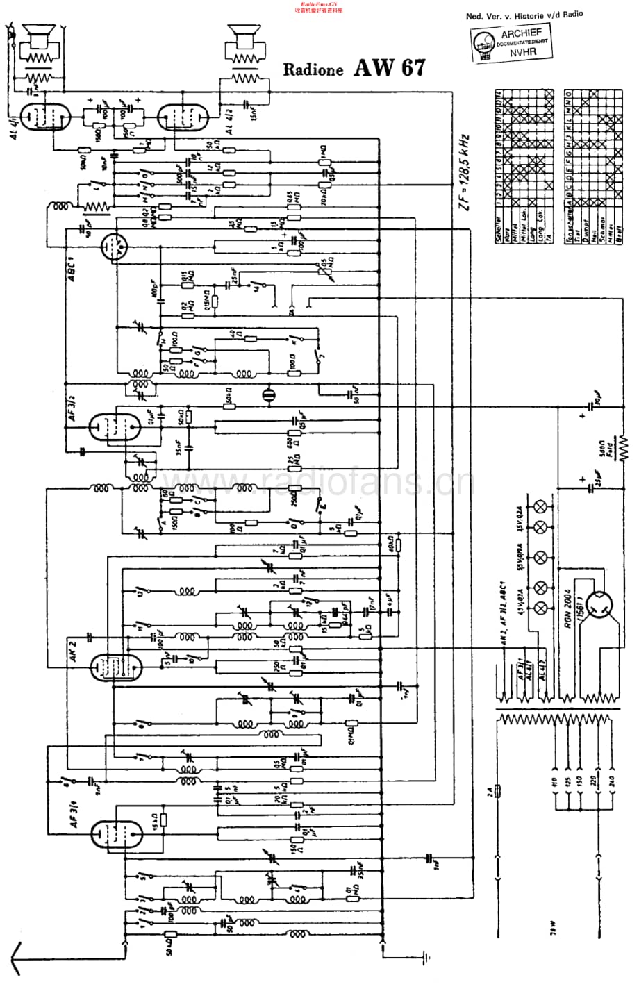 Radione_AW67维修电路原理图.pdf_第1页