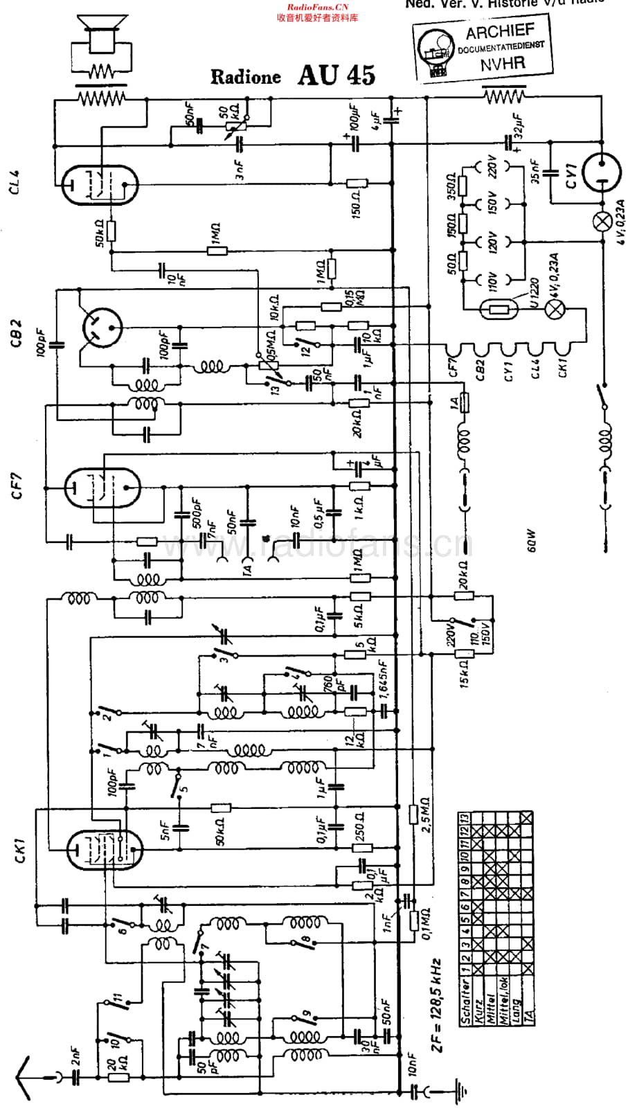 Radione_AU45维修电路原理图.pdf_第1页