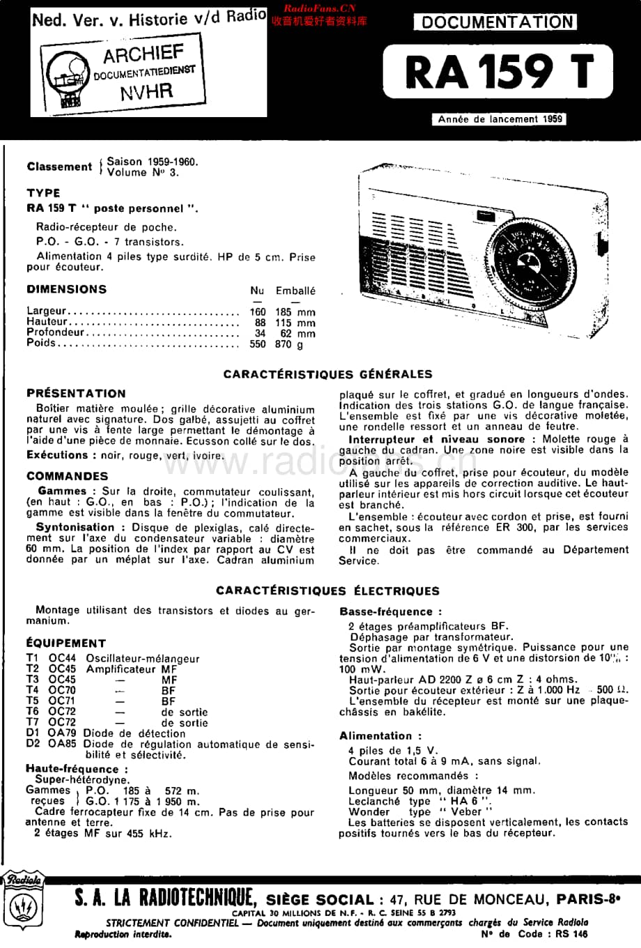 Radiola_RA159T维修电路原理图.pdf_第1页