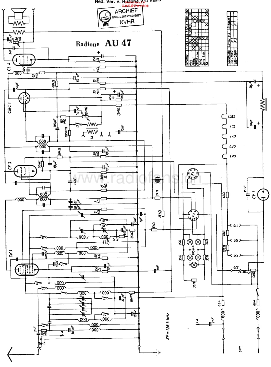 Radione_AU47维修电路原理图.pdf_第1页