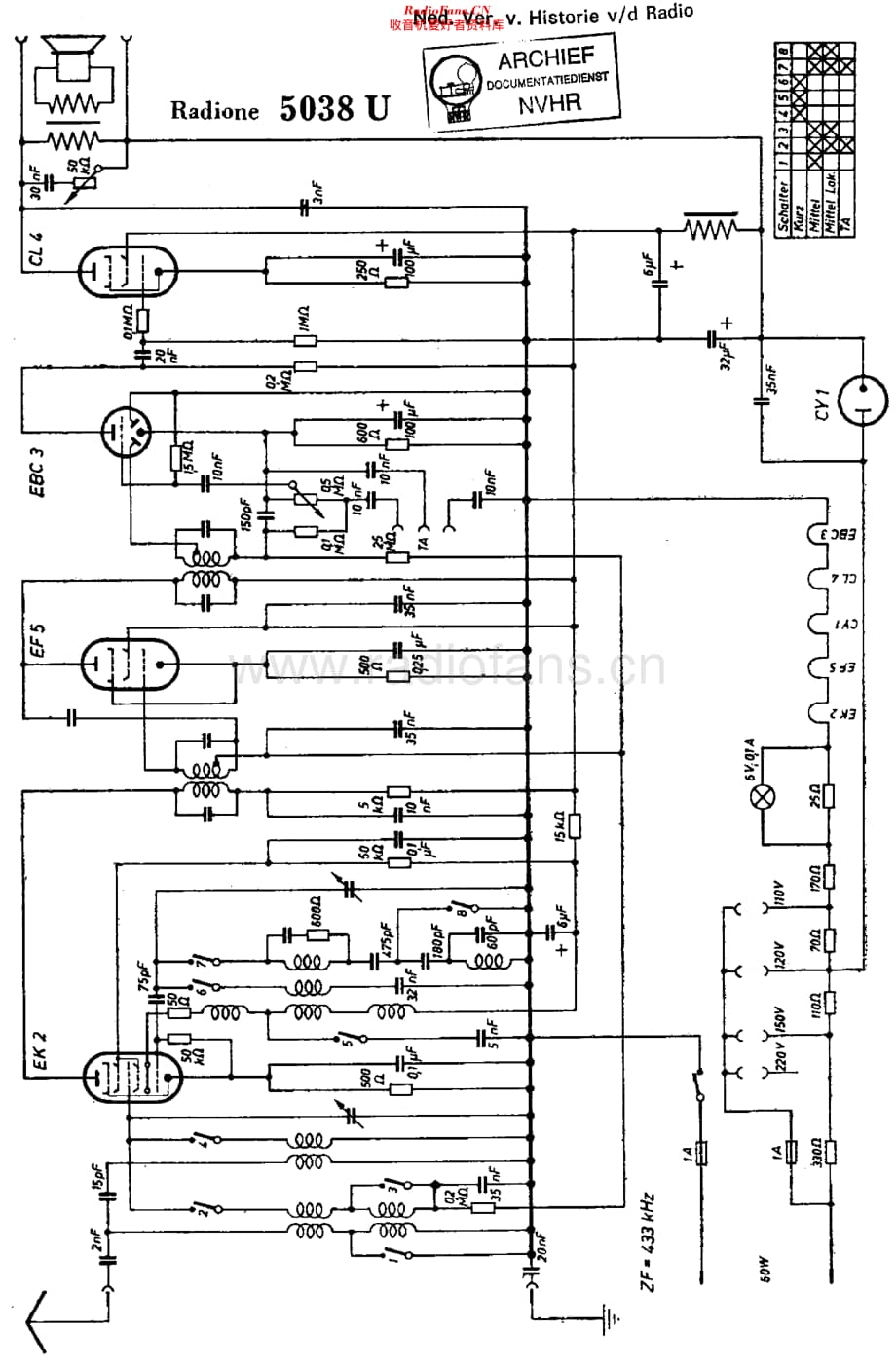 Radione_5038U维修电路原理图.pdf_第1页