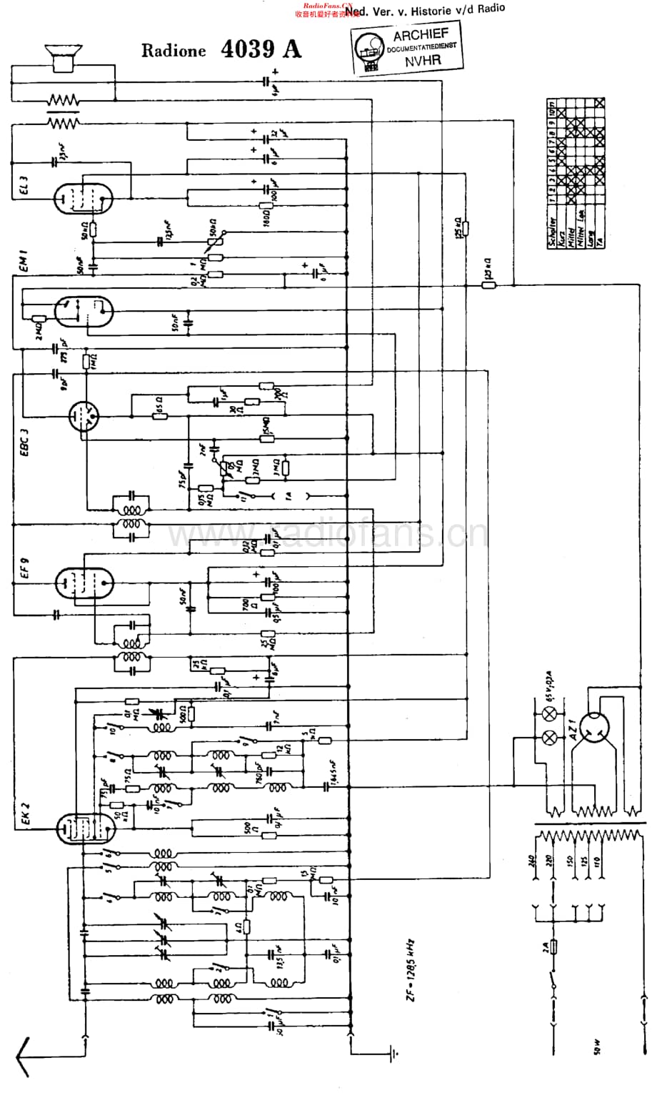 Radione_4039A维修电路原理图.pdf_第1页