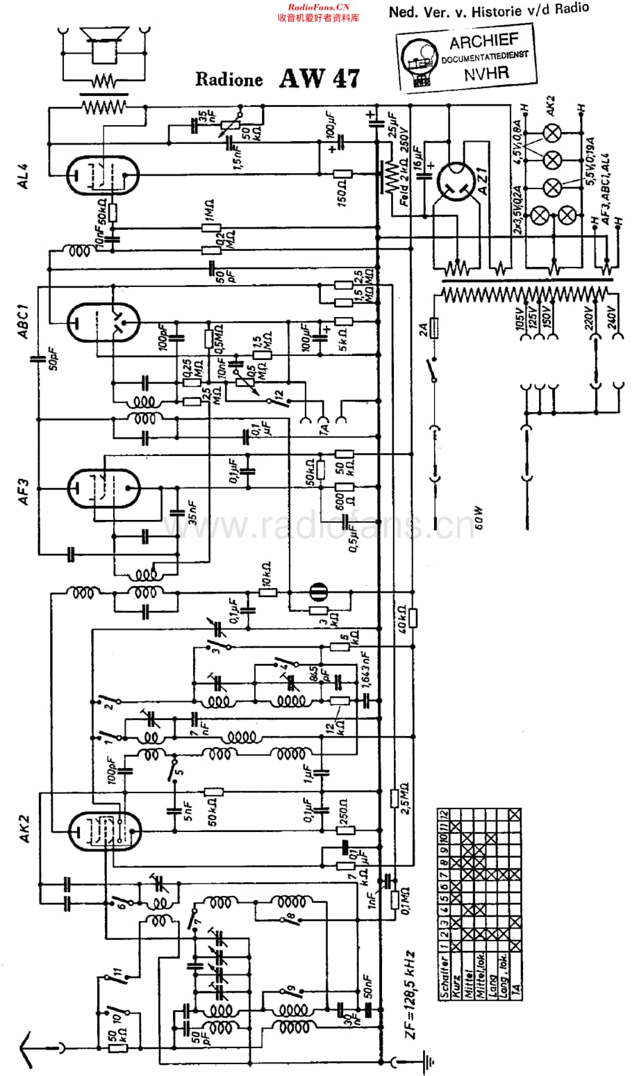 Radione_AW47维修电路原理图.pdf_第1页