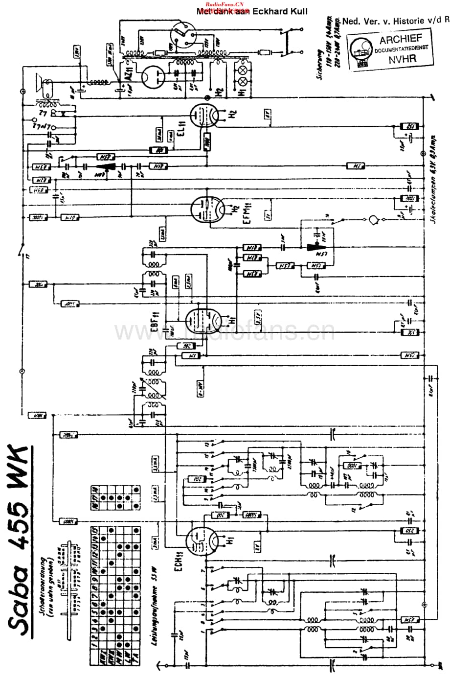 Saba_455WK维修电路原理图.pdf_第1页