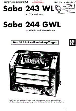 Saba_244GWL维修电路原理图.pdf