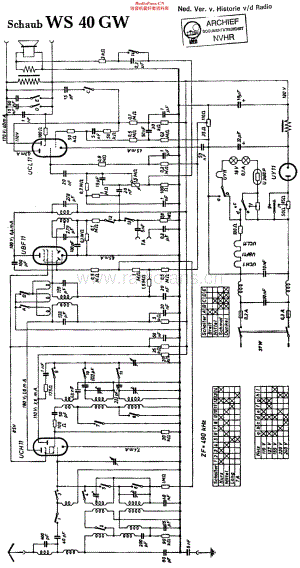 Schaub_Weltsuper40GW维修电路原理图.pdf