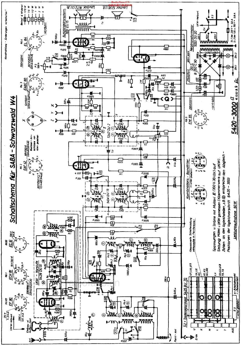 Saba_SchwarzwaldW4维修电路原理图.pdf_第3页