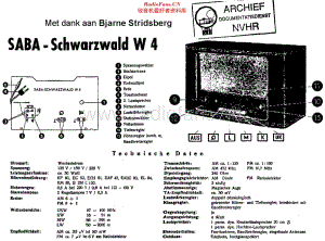 Saba_SchwarzwaldW4维修电路原理图.pdf