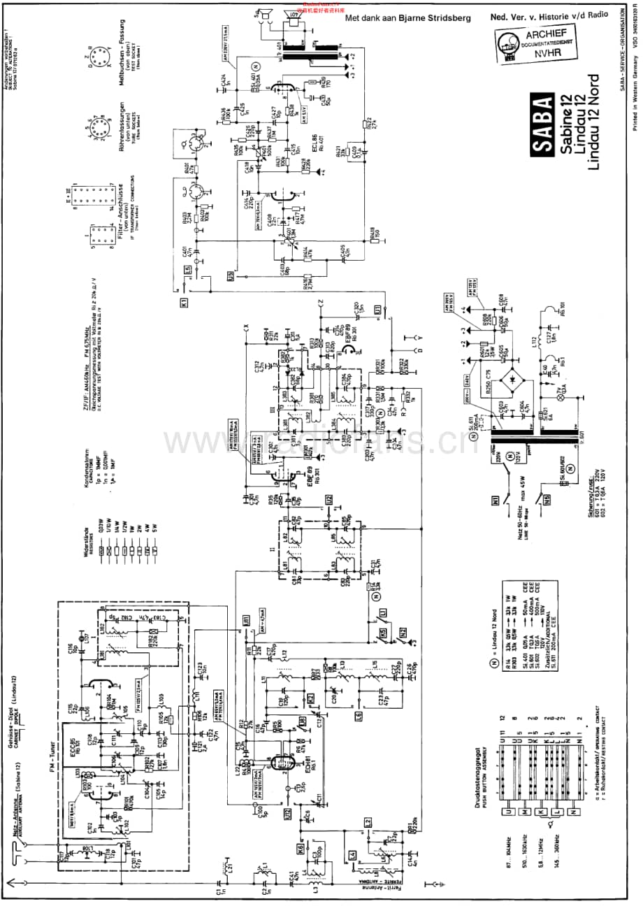 Saba_Sabine12维修电路原理图.pdf_第1页