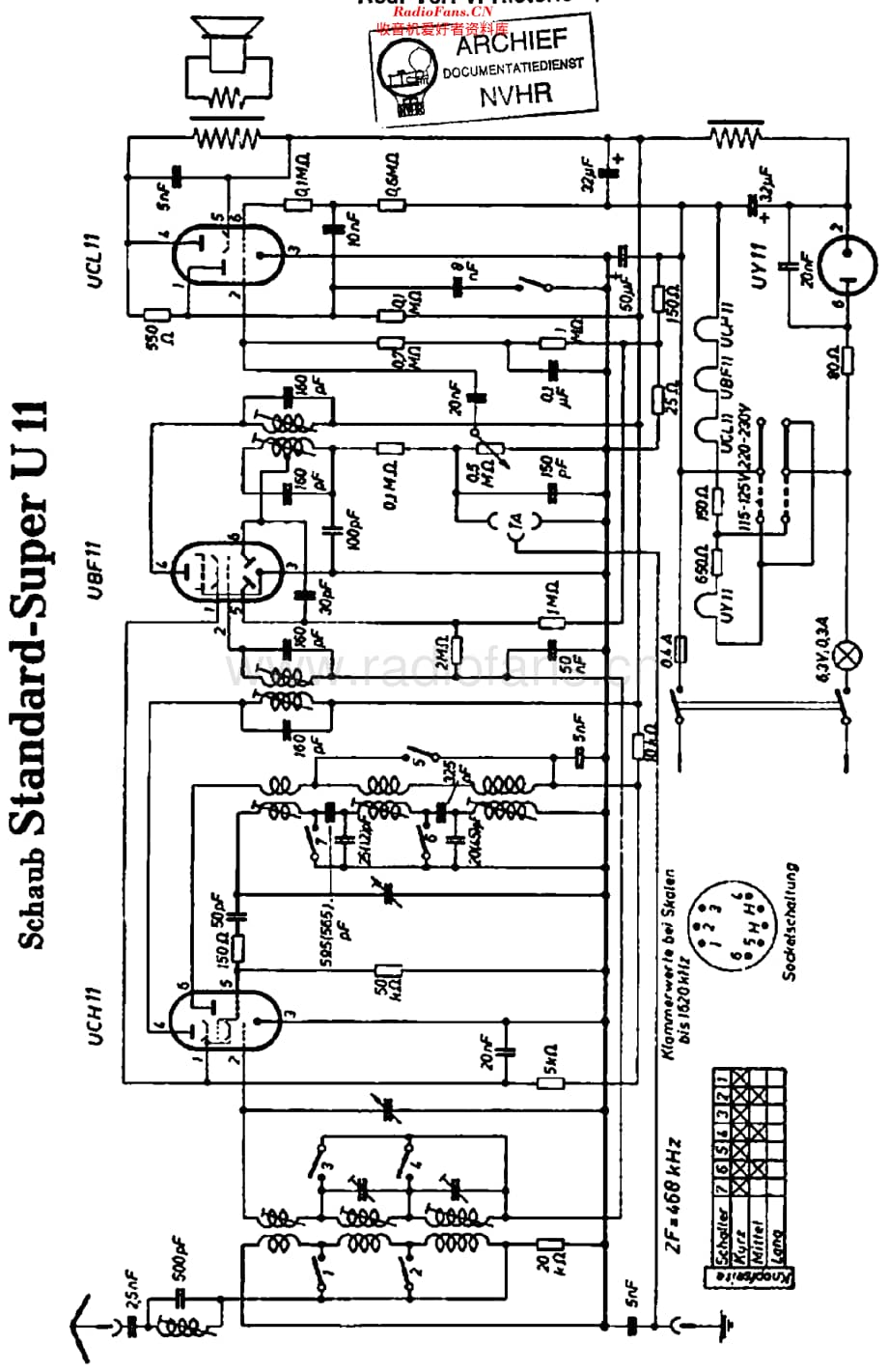 Schaub_U11维修电路原理图.pdf_第1页