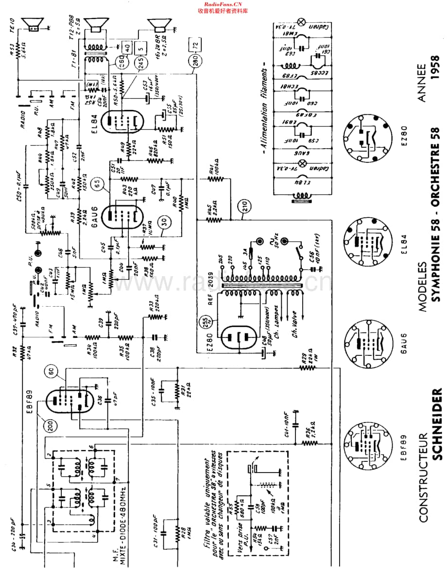 Schneider_Symphonie58维修电路原理图.pdf_第2页