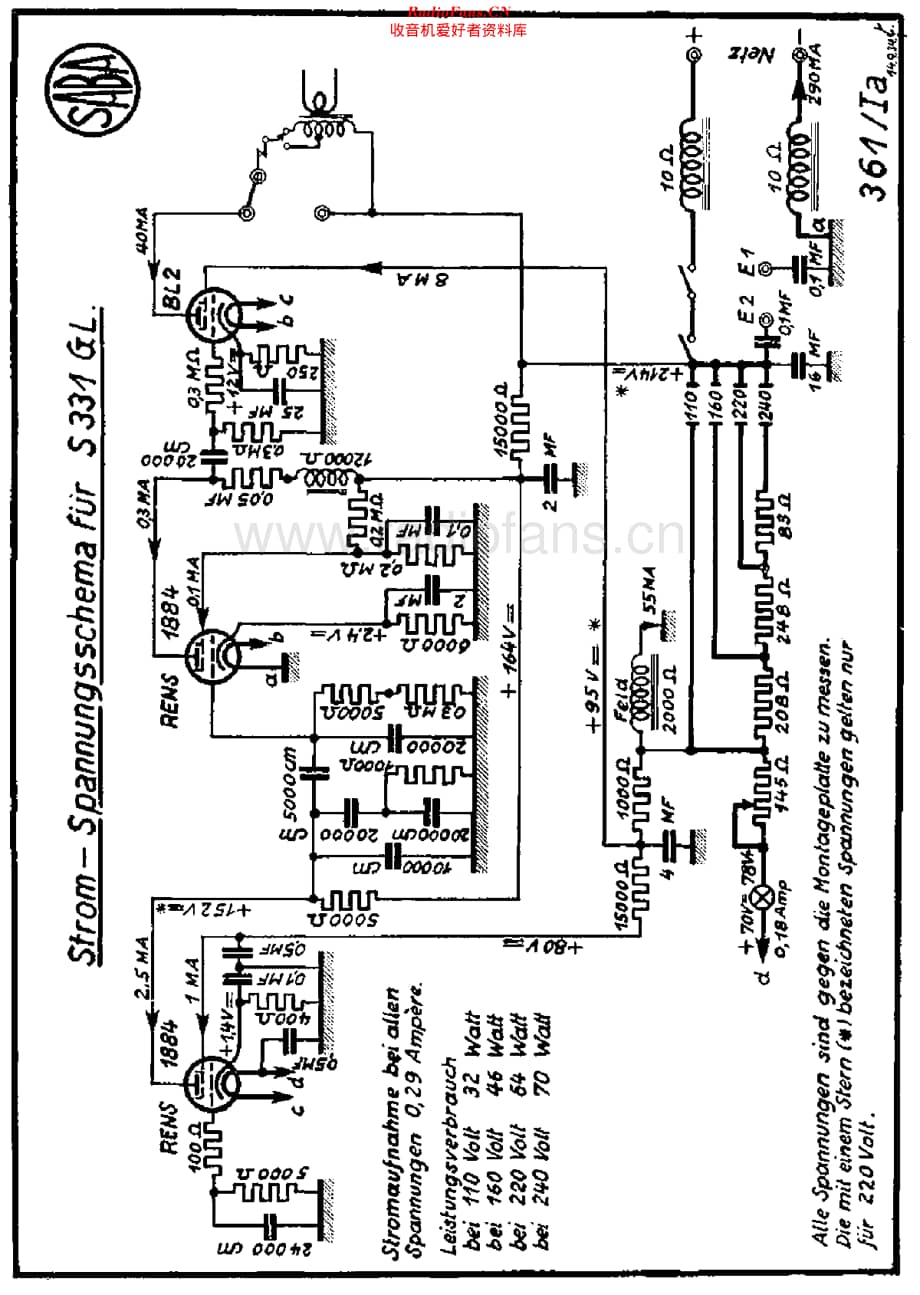 Saba_331GL维修电路原理图.pdf_第3页