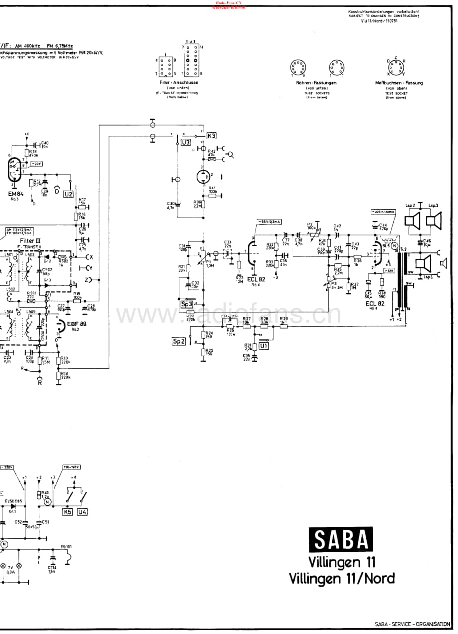 Saba_Villingen11维修电路原理图.pdf_第2页