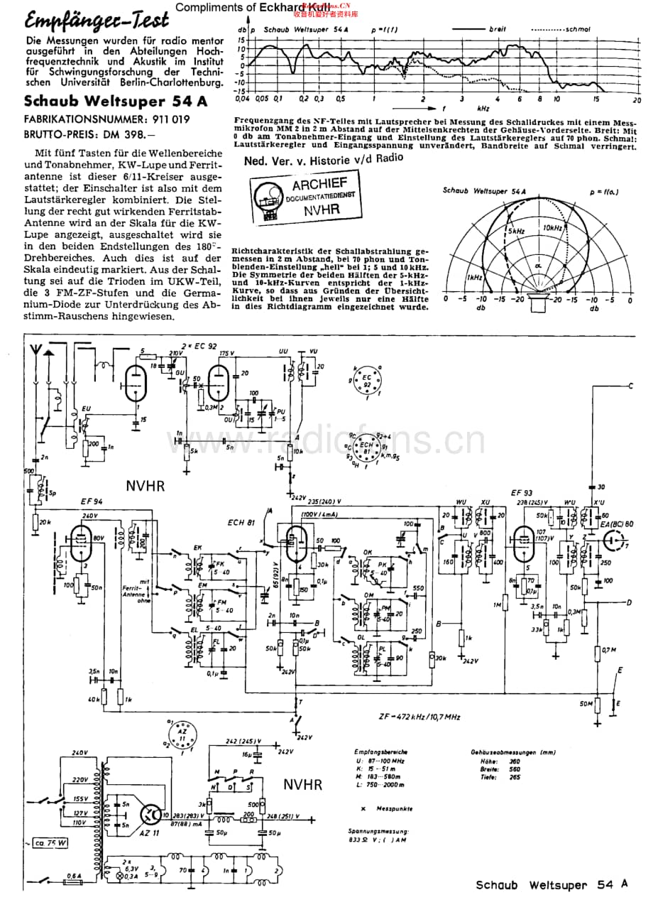Schaub_Weltsuper54A维修电路原理图.pdf_第1页