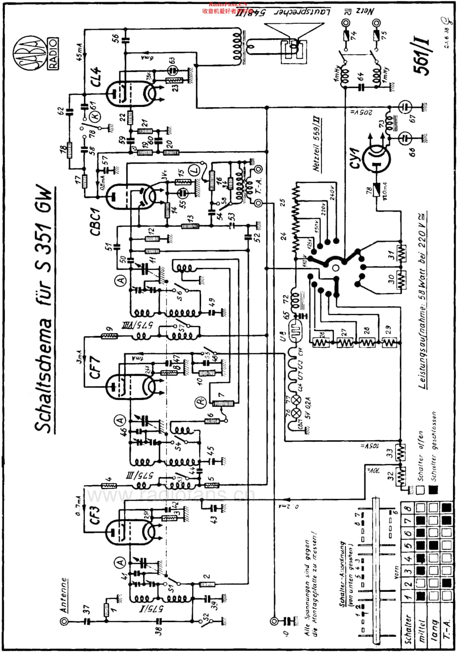 Saba_351GW维修电路原理图.pdf_第2页