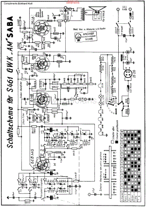 Saba_461GWK-AM维修电路原理图.pdf