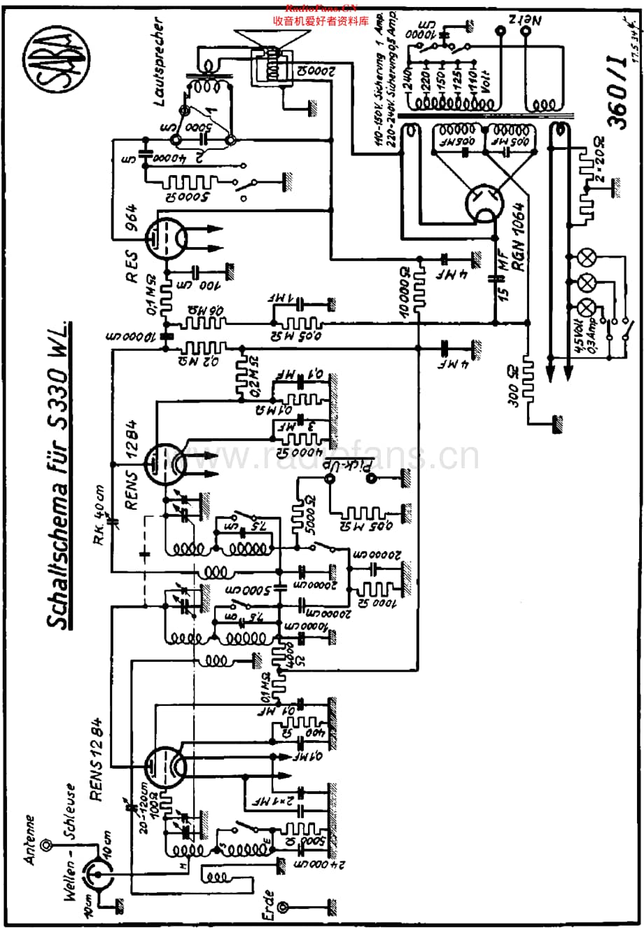 Saba_330WL维修电路原理图.pdf_第2页