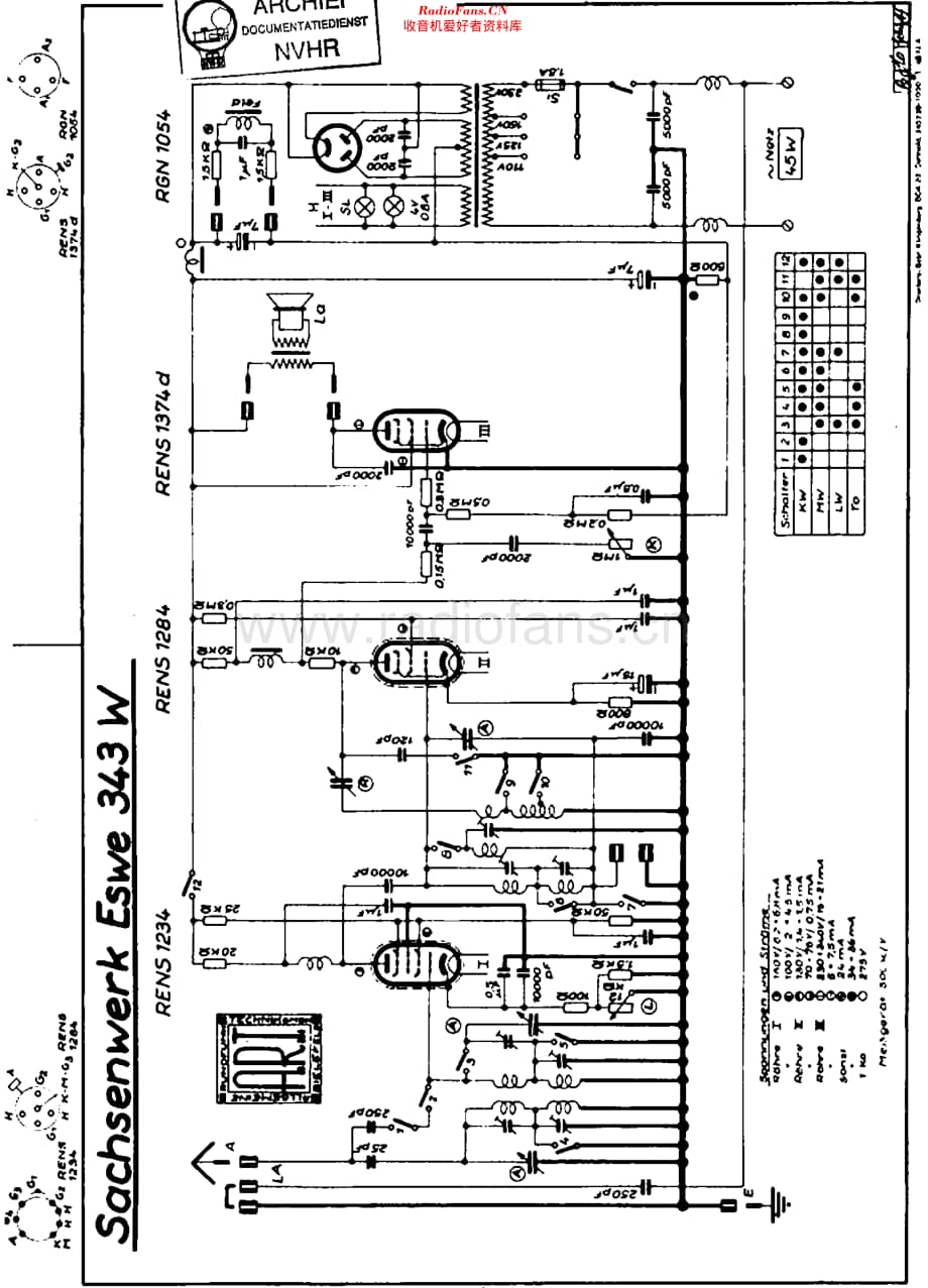 Sachsenwerk_343W维修电路原理图.pdf_第1页