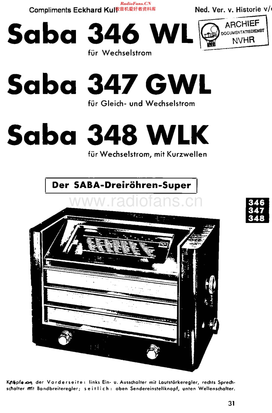 Saba_346WL维修电路原理图.pdf_第1页