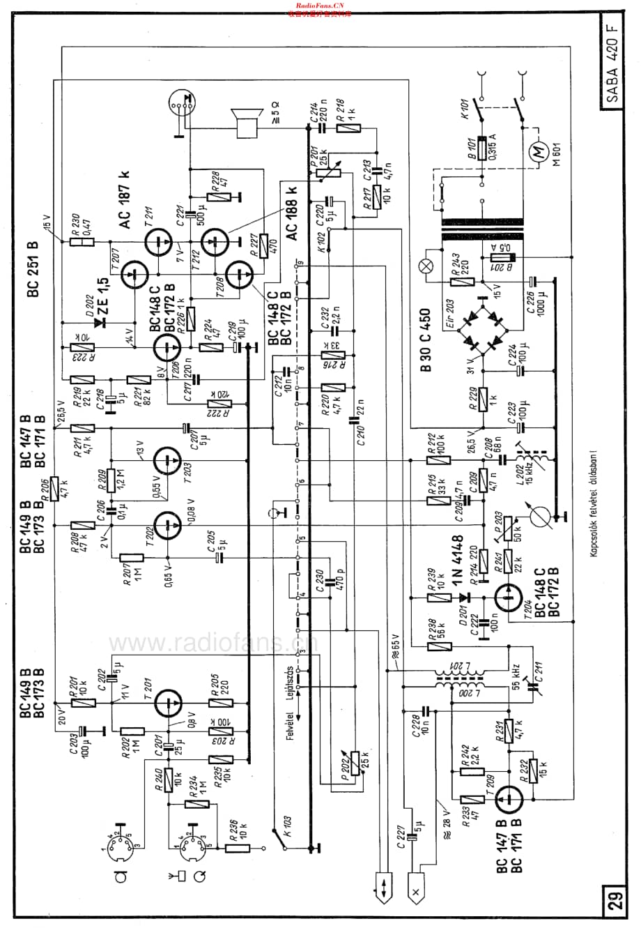 Saba_420F维修电路原理图.pdf_第2页