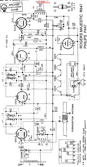 Rogers_R847维修电路原理图.pdf