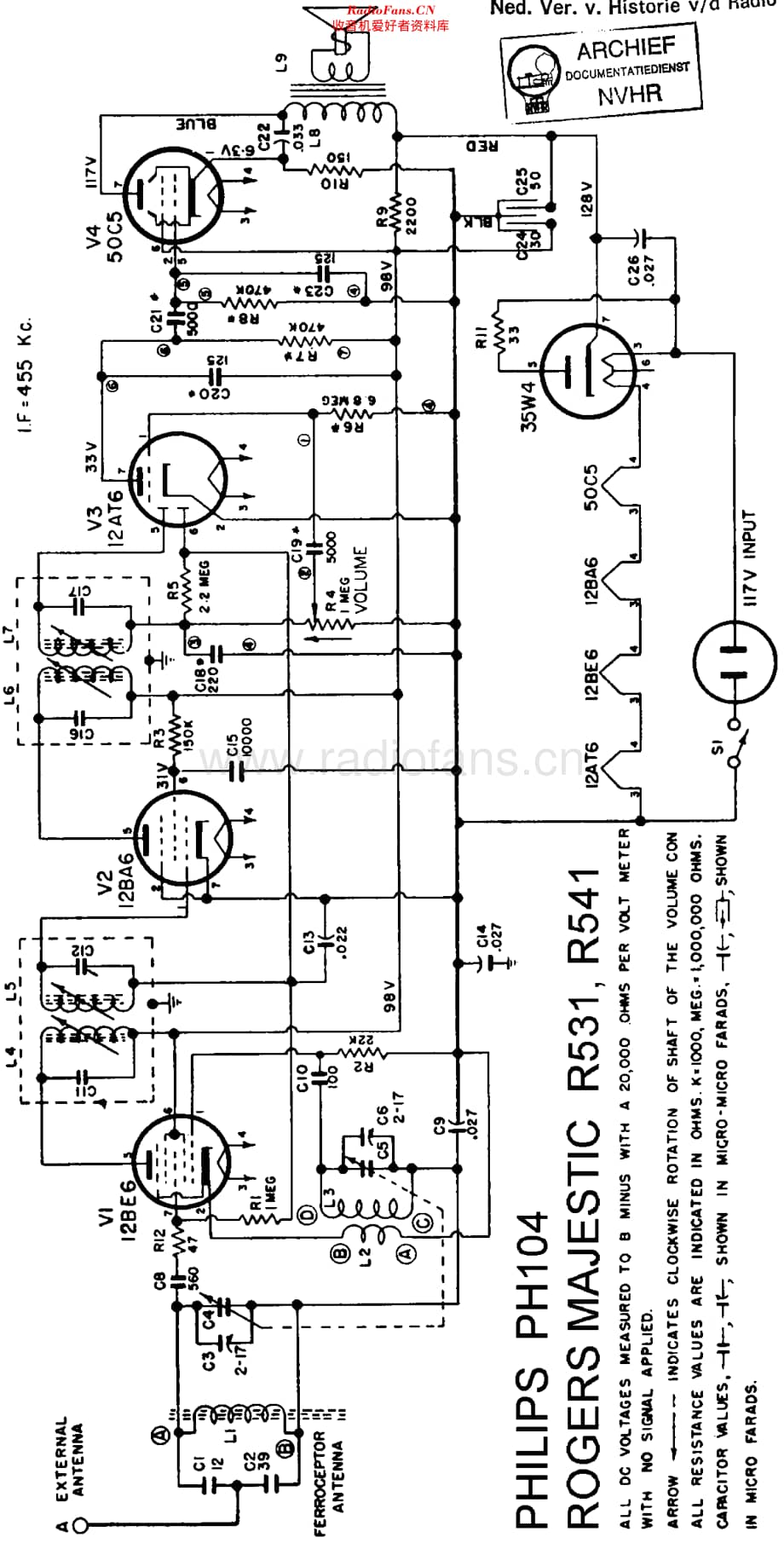 Rogers_R531维修电路原理图.pdf_第1页