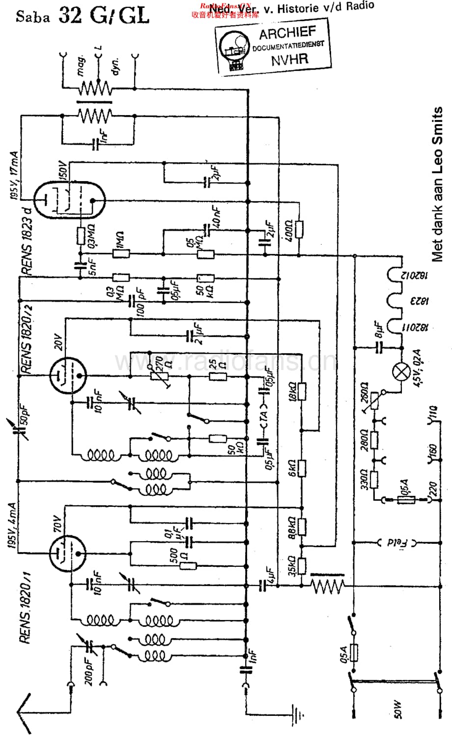 Saba_32G维修电路原理图.pdf_第1页