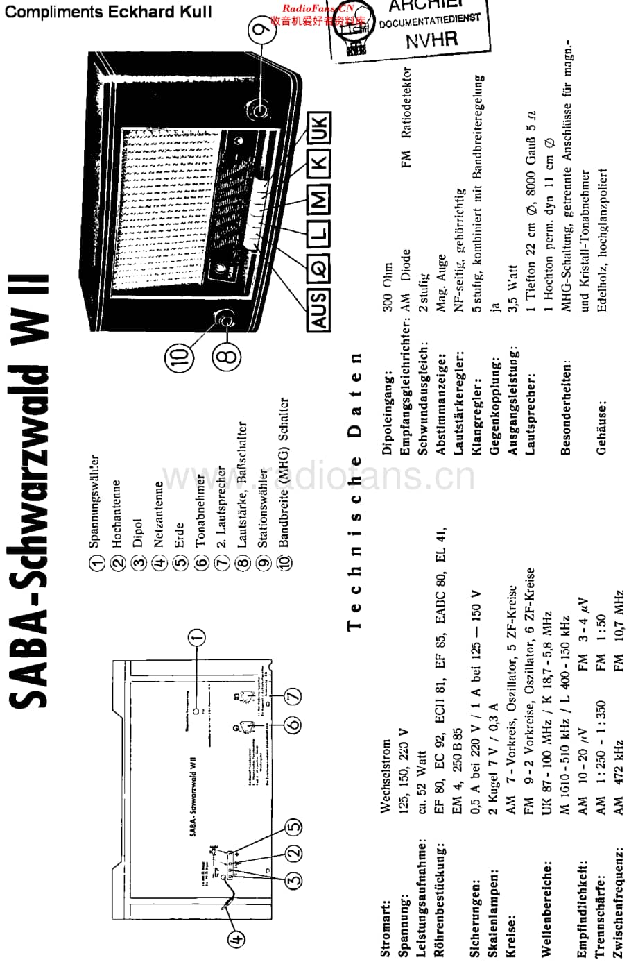 Saba_SchwarzwaldW2维修电路原理图.pdf_第1页