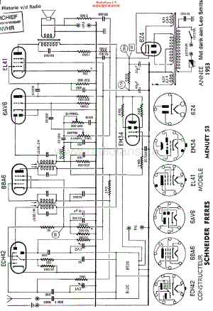 Schneider_Menuet53维修电路原理图.pdf
