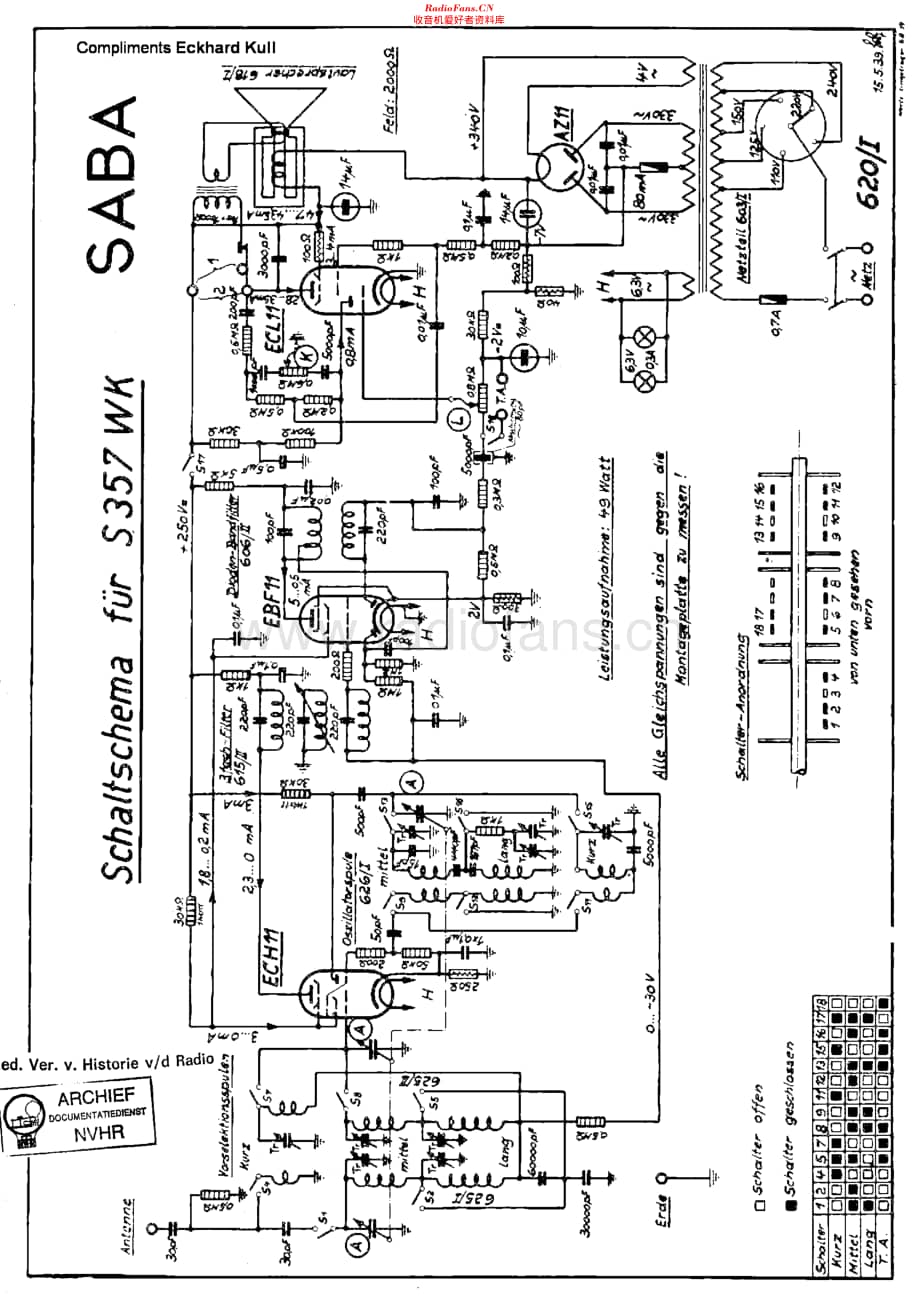 Saba_357WK维修电路原理图.pdf_第1页