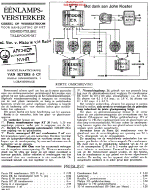 Seters_EenlampsVersterker维修电路原理图.pdf