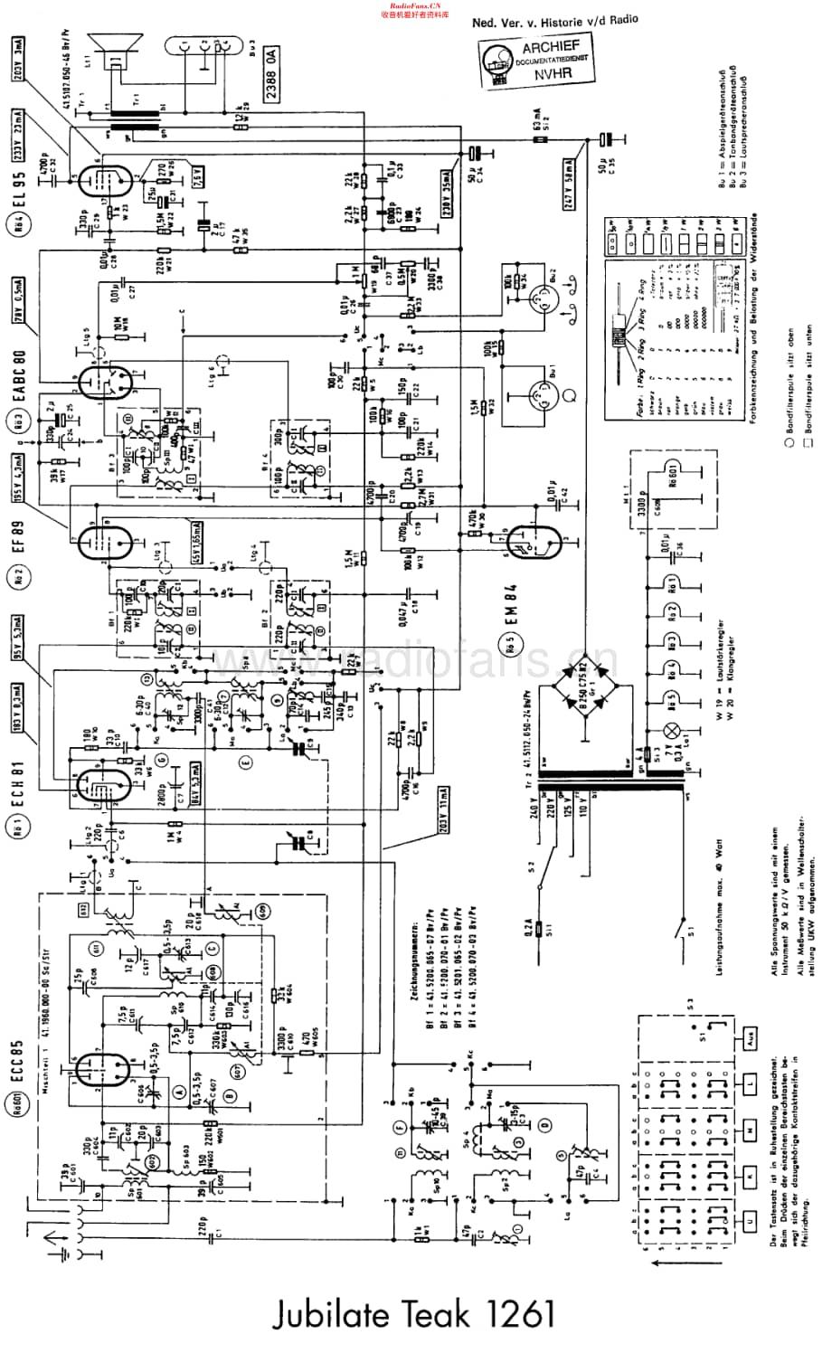 Telefunken_1261维修电路原理图.pdf_第1页