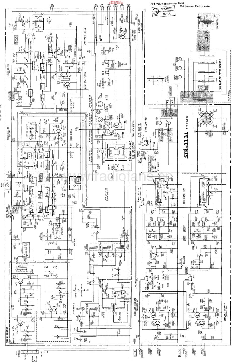 Sony_STR313维修电路原理图.pdf_第1页