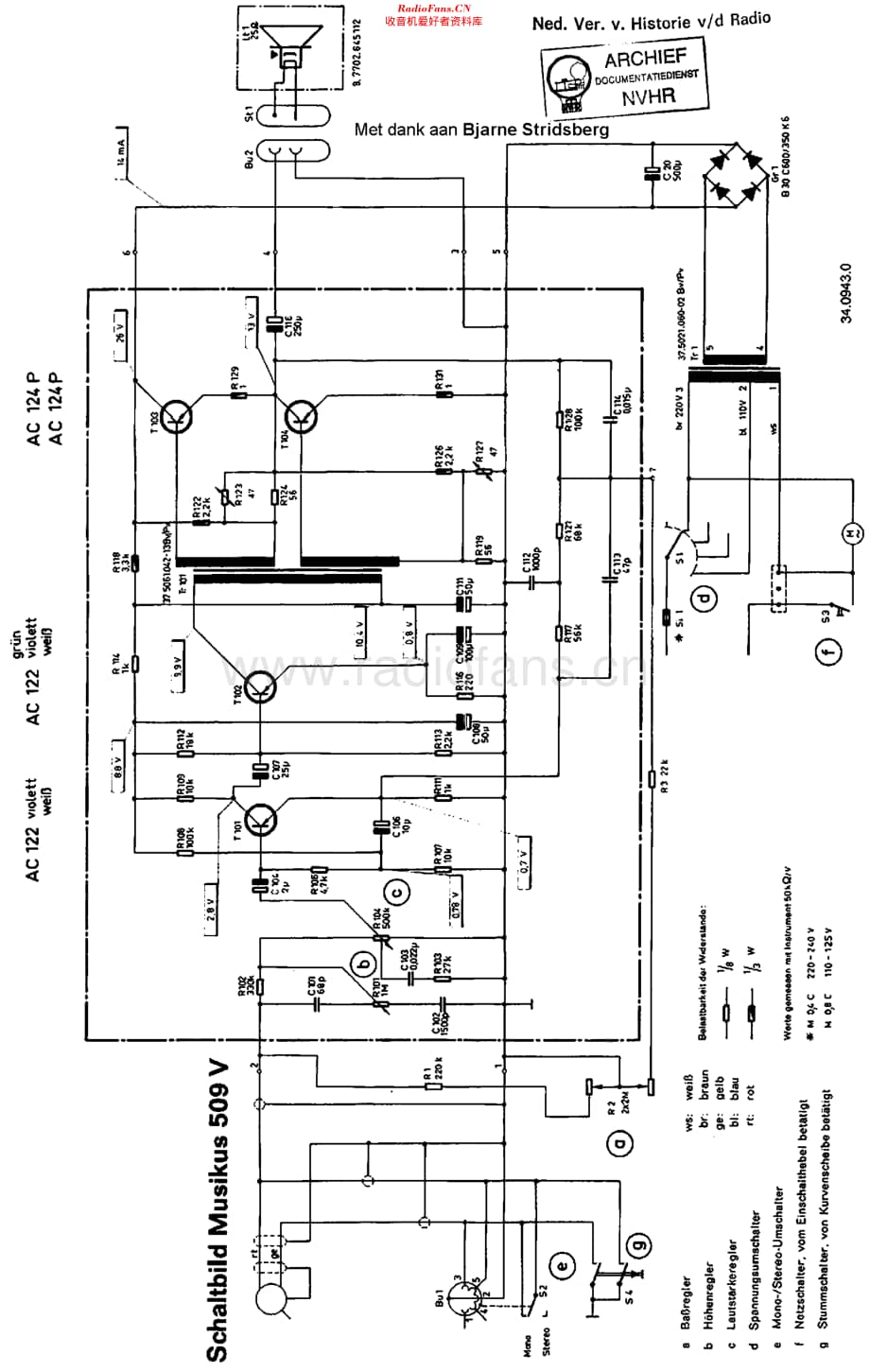 Telefunken_509V维修电路原理图.pdf_第1页