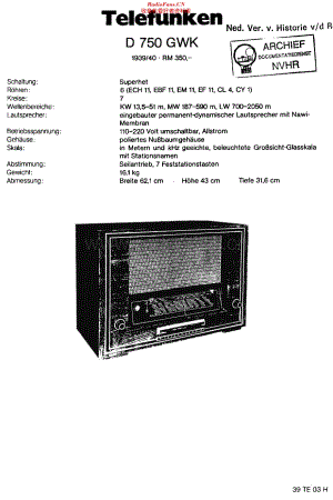 Telefunken_D750GWK维修电路原理图.pdf