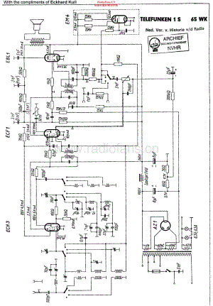 Telefunken_1S65WK维修电路原理图.pdf