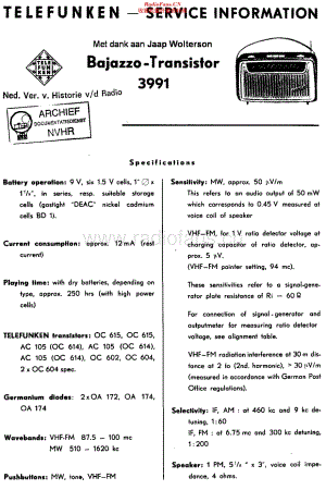 Telefunken_3991维修电路原理图.pdf