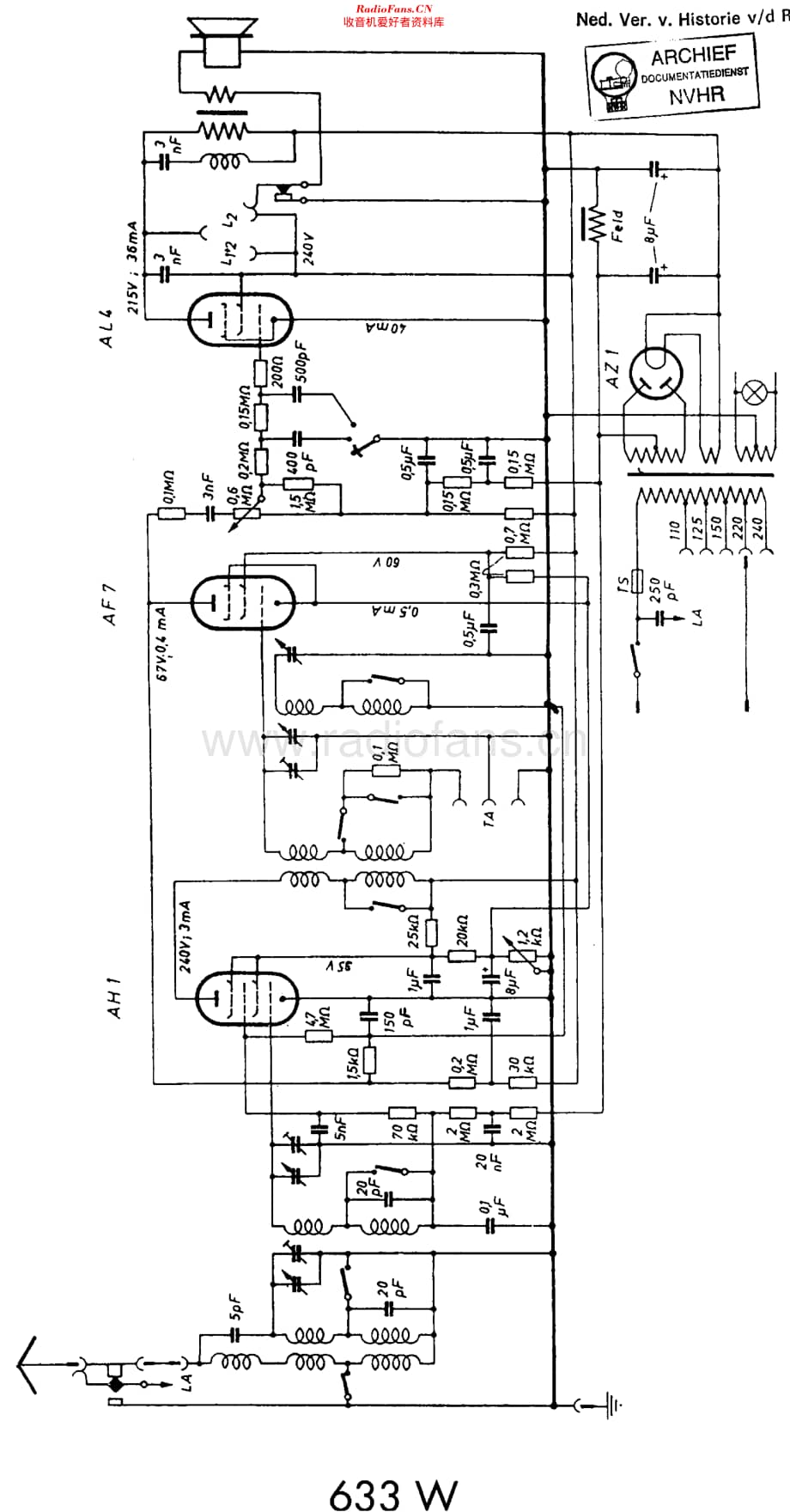 Telefunken_633W维修电路原理图.pdf_第1页