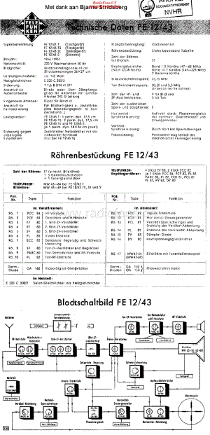 Telefunken_FE12-43T维修电路原理图.pdf