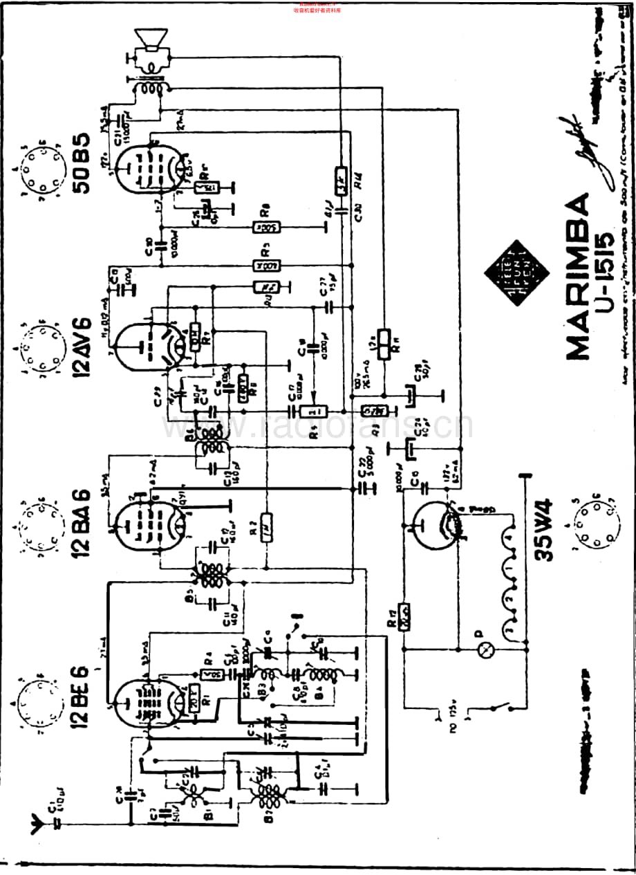 Telefunken_U1515维修电路原理图.pdf_第1页