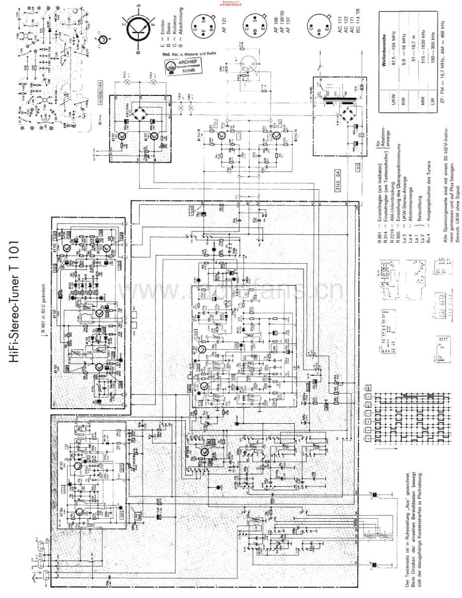 Telefunken_T101维修电路原理图.pdf_第1页