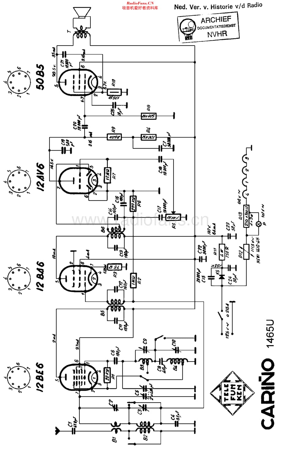 Telefunken_U1465维修电路原理图.pdf_第1页