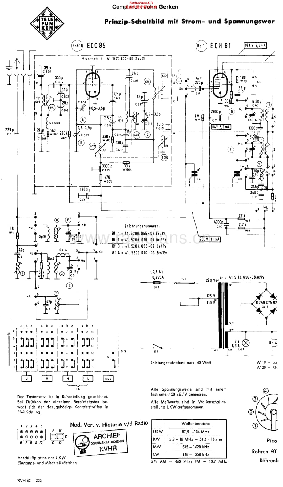 Telefunken_1451维修电路原理图.pdf_第1页