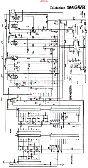 Telefunken_166GWK维修电路原理图.pdf