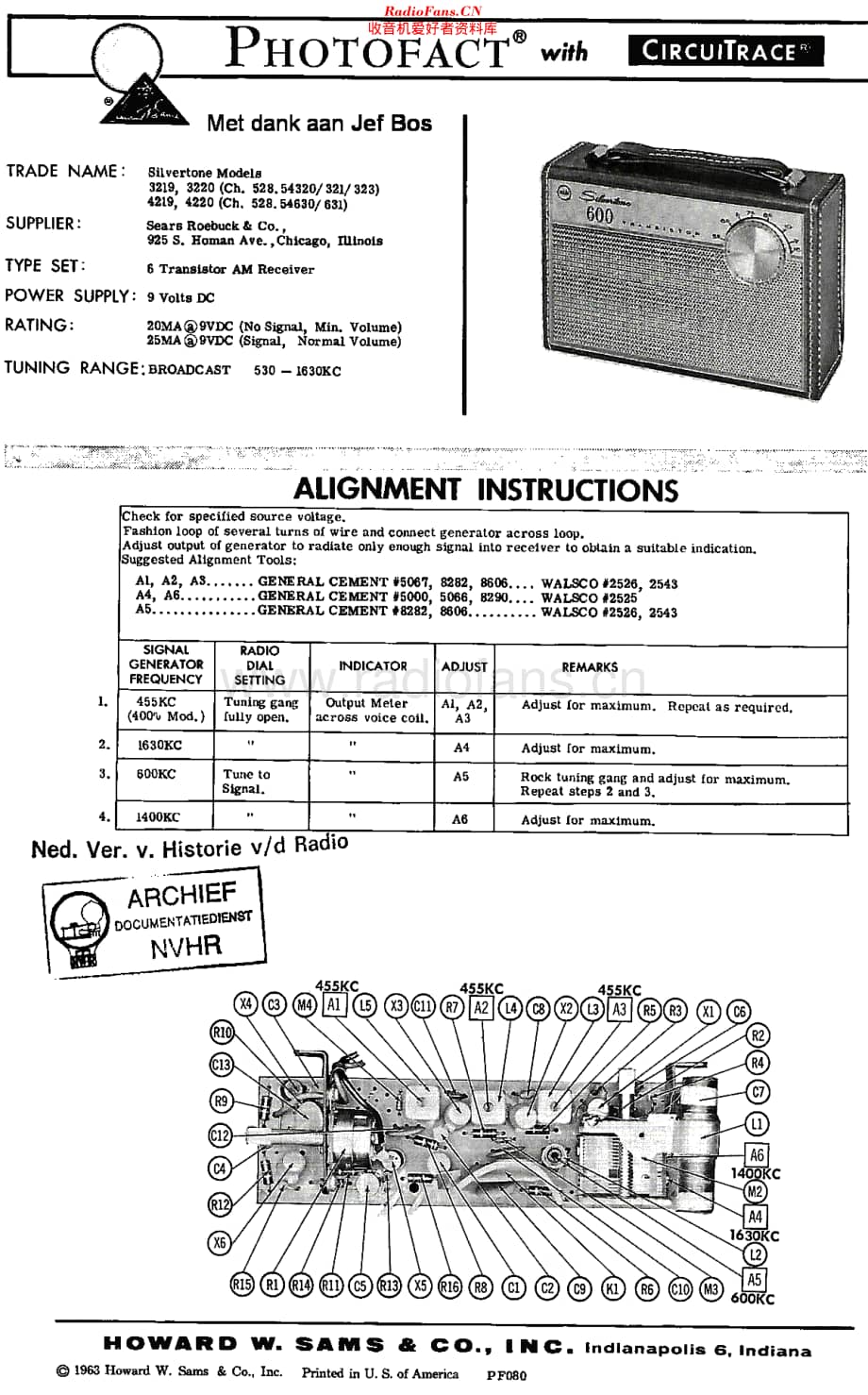 Silvertone_3219维修电路原理图.pdf_第1页