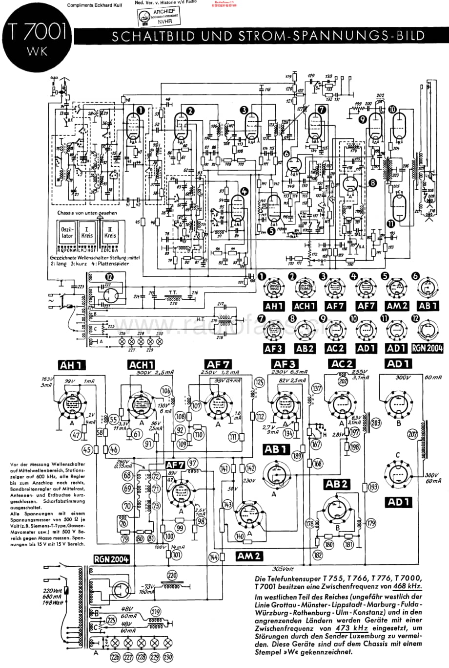 Telefunken_7001WK维修电路原理图.pdf_第1页